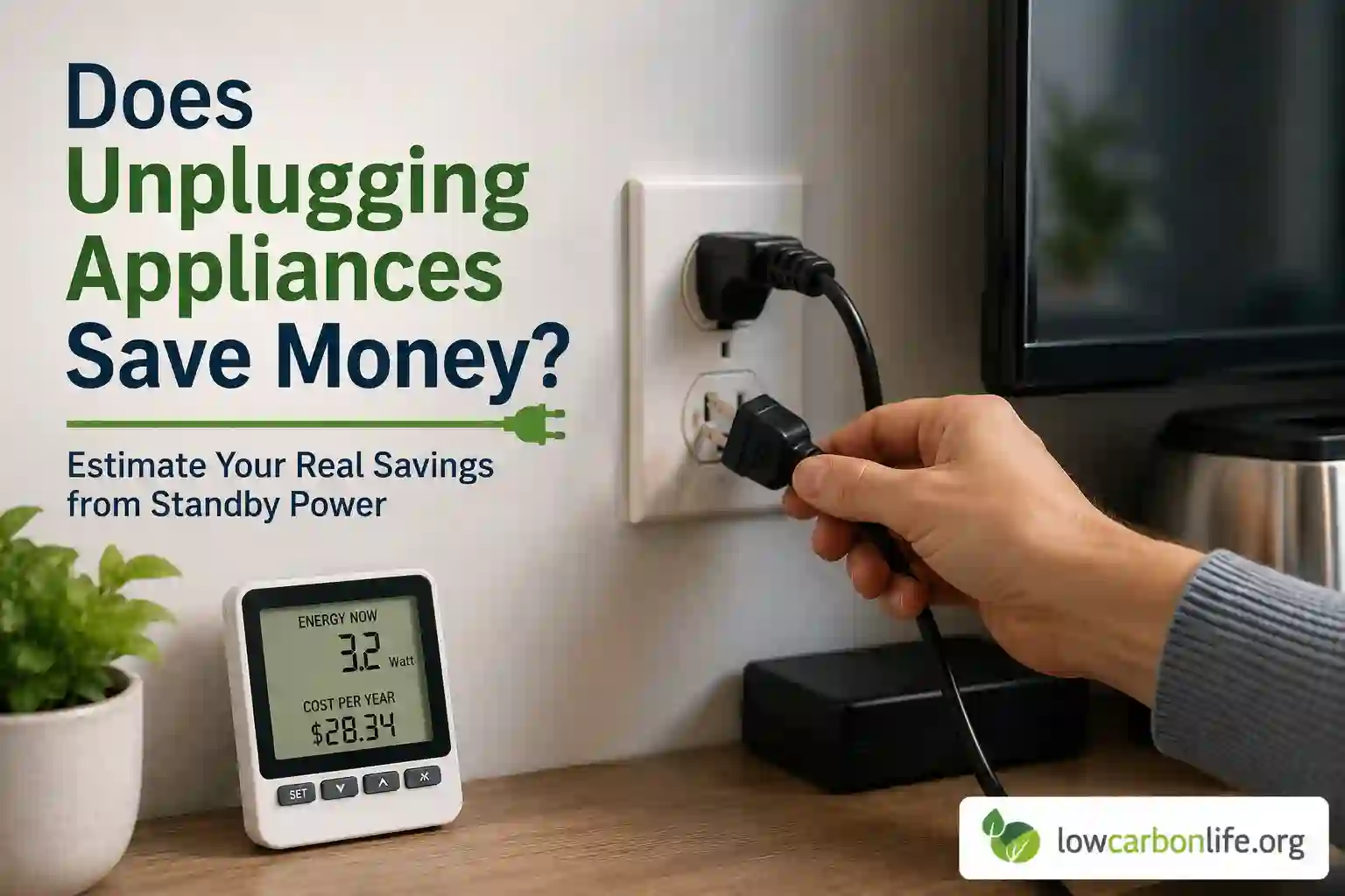 Does Unplugging Appliances Save Money featured image
